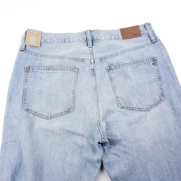 Women's Madewell Perfect Summer Jean Size 32x27 Light Wash 5 Pocket Jeans - Picture 2 of 6